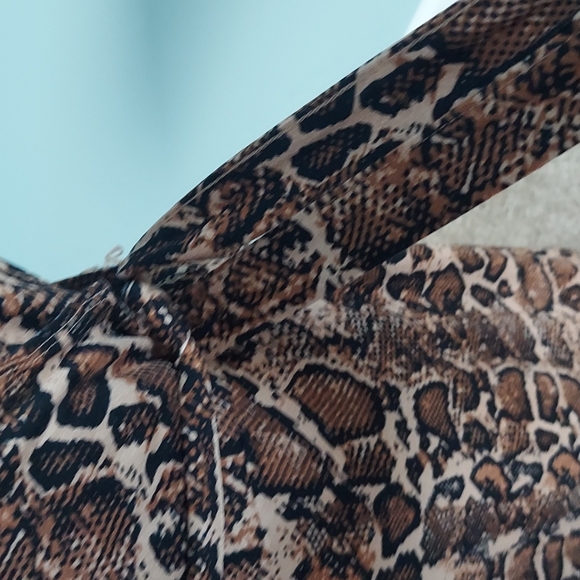 Women's sleeveless Leopard dress - XL - Picture 3 of 6